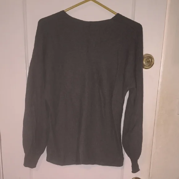 1. State | Charcoal V-Neck Sweater - Picture 4 of 4
